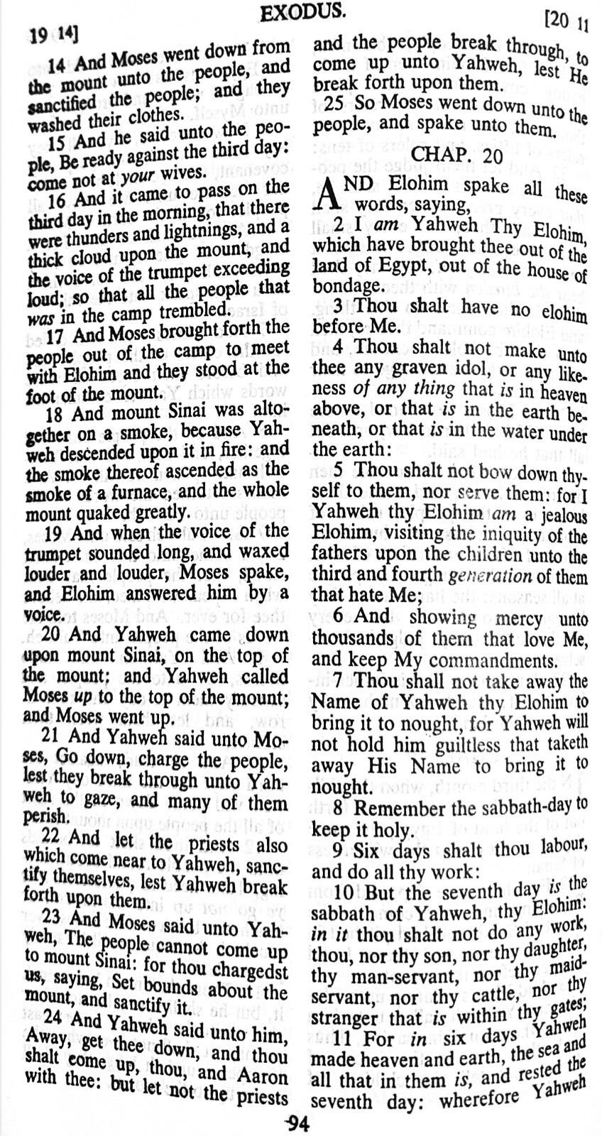 HOLY NAME BIBLE YAHWEH-ELOHIM-YAHSHUA NEW BLACK BONDED LEATHER (2024)