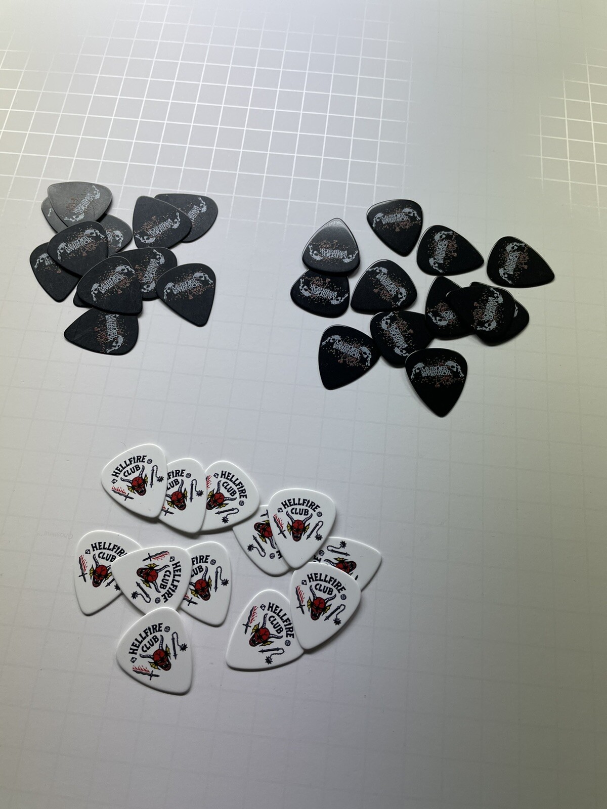 Guitar picks, Custom With Your Bands Name, Applied ( 12 Count ) FREE SHIPPING!
