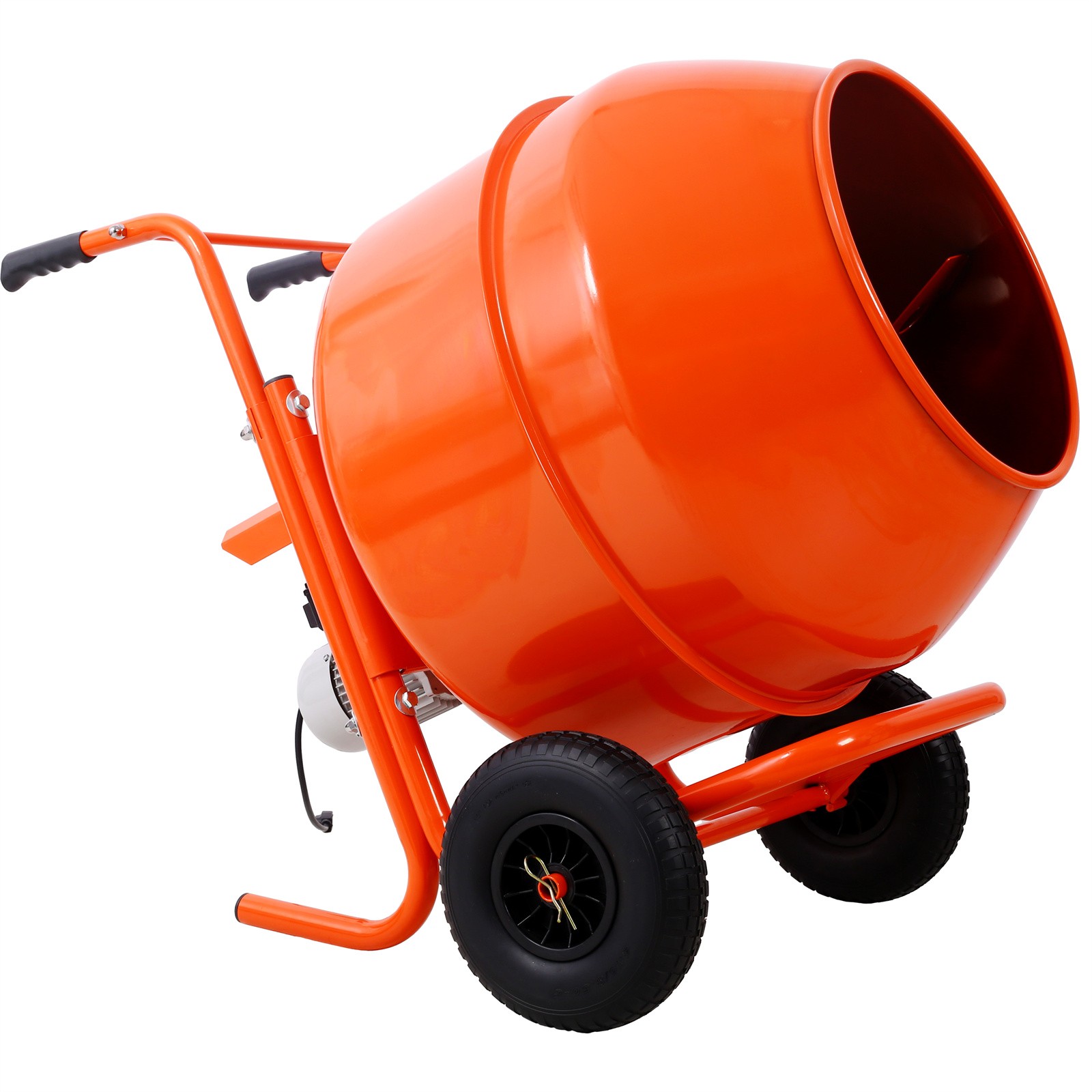 Portable 8 cu. ft/224L Electric Concrete Cement Mixer Machine with Wheel