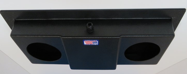 Golf Cart UTV ROOF MOUNT STEREO RADIO CONSOLE EMPTY FITS 6.5 INCH SPEAKERS