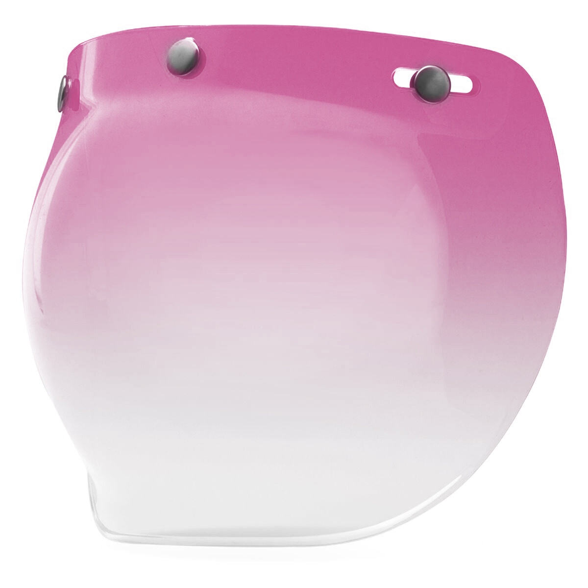 Open Face Helmet Bubble Visor Vintage Retro 3/4 Helmets Face Shield 3-Snap