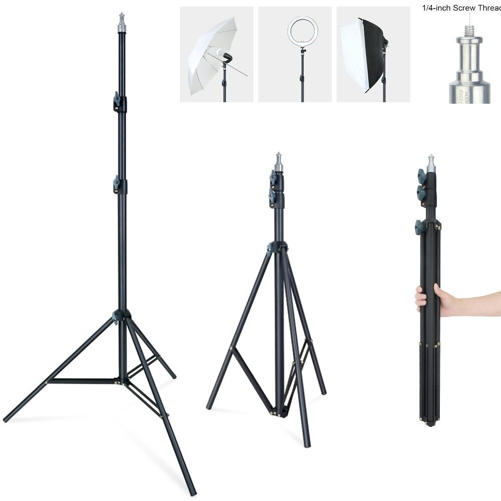 LINCO 7ft Durable Light Tripod Stand for Photo Video Studio Lighting Photography