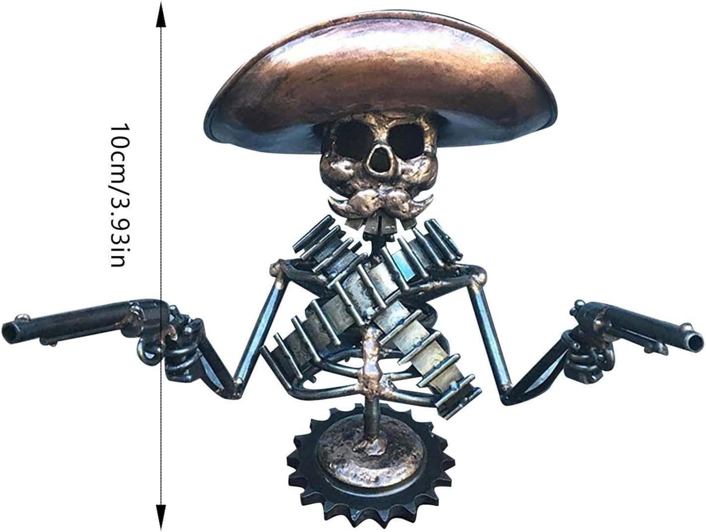 Hood Ornament Cowboy Skull Gunslinger Car Hood Ornaments Car Truck Hood Ornam...