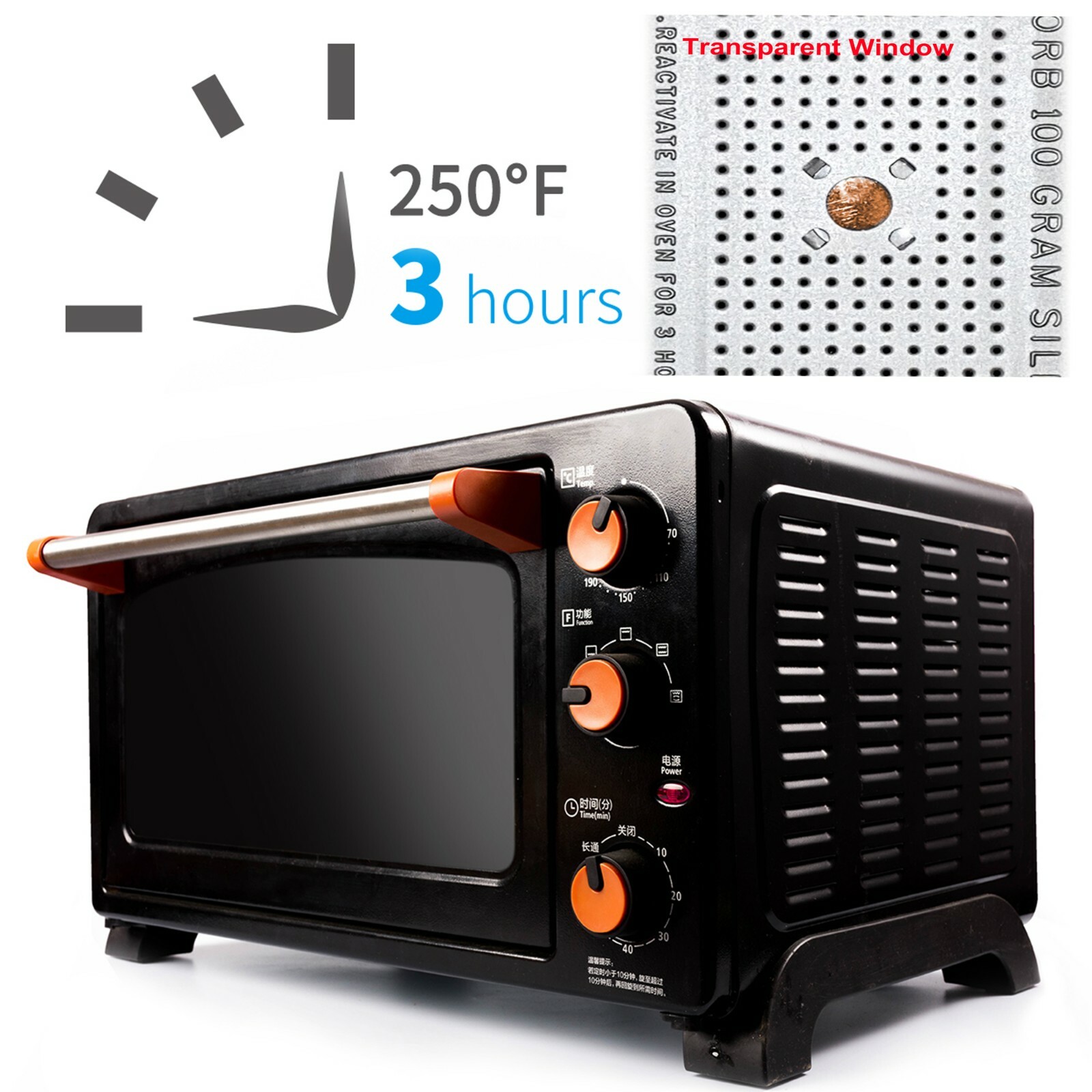 40Gram Silica Gel Canister Reusable Indicating Desiccant Dehumidifier 5 Pack