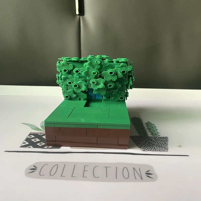 Homer Disappearing into Bush Meme – 227PCS Simpsons Building Block Set Funny Toy