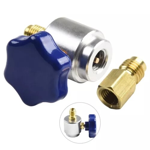 Self Sealing R134A Can Tap Valve Adapter For A/C Charging Convertor HOT