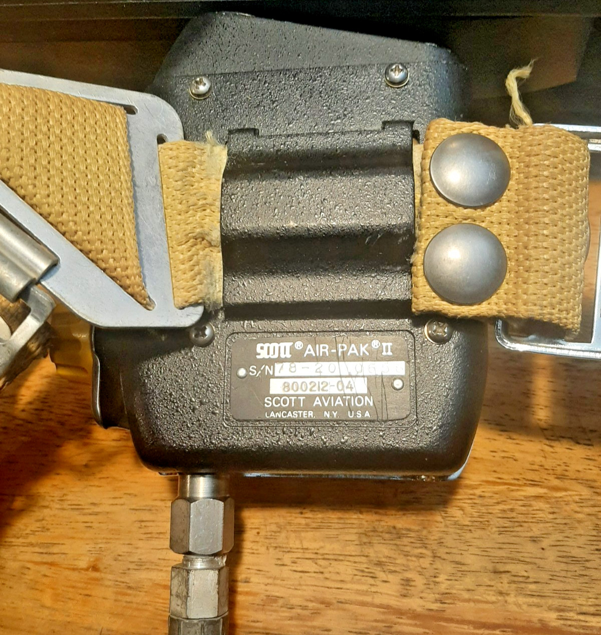 Vintage Scott Air-Pak Pressur-Pak II w/belts