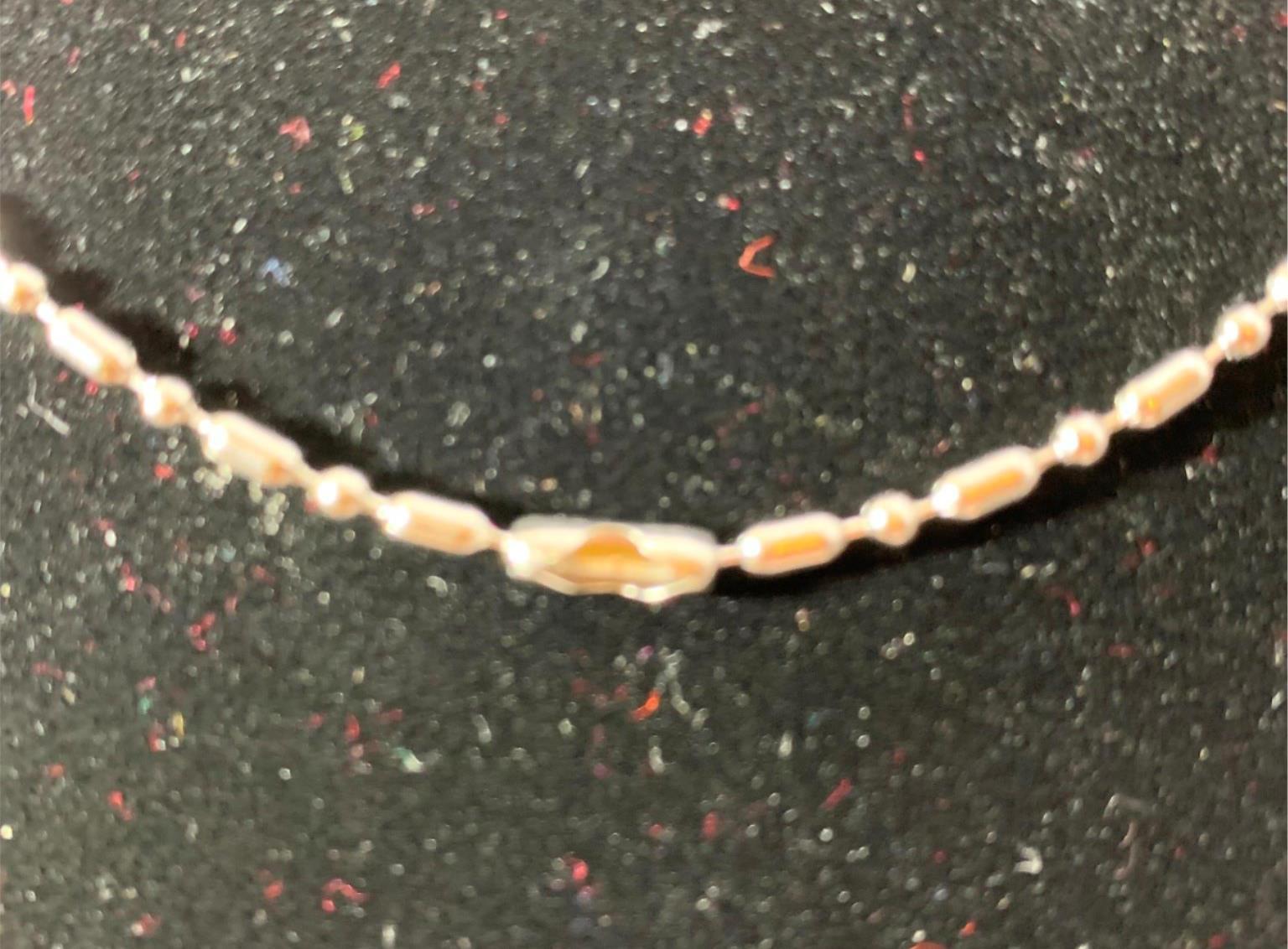 1.5MM-6MM 16-108" STAINLESS STEEL SILVER BALL AND OVAL BEAD CHAIN NECKLACE