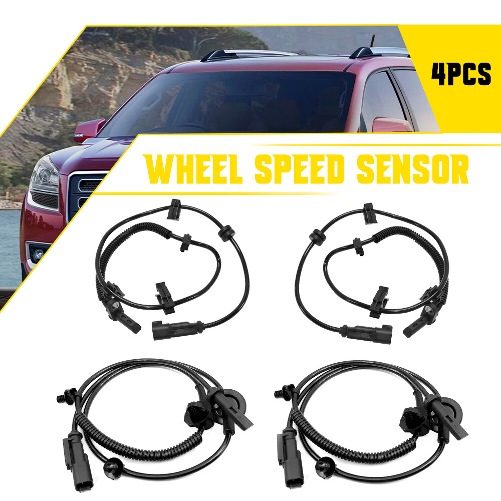 4x Front & Rear ABS Wheel Speed Sensor for Chevrolet Traverse Buick Saturn GMC A