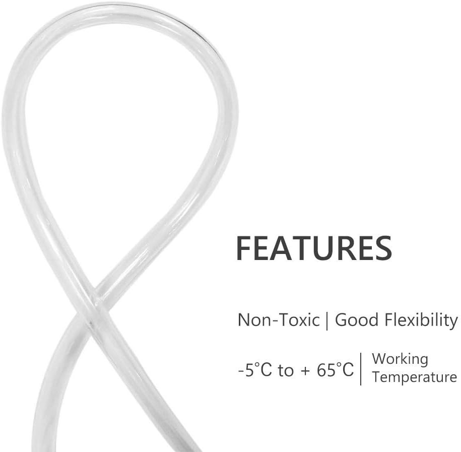 Flexible Lightweight PVC Tube 1/2" ID 50ft Hybrid Hose