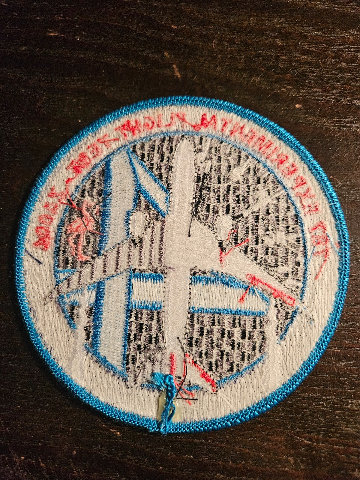 Boeing Experimental Flight Test Team Patch Logo Rare 4” Iron On Vtg