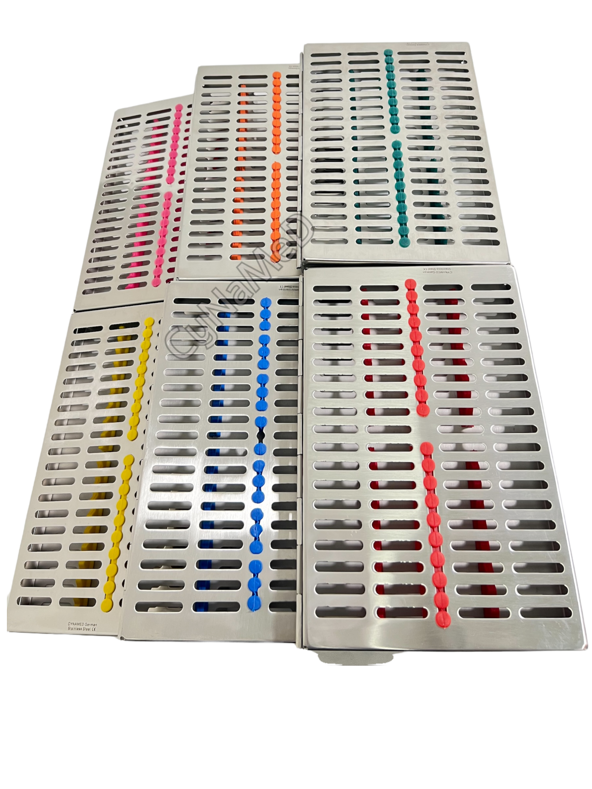 GERMAN DENTAL AUTOCLAVE STERILIZATION CASSETTE RACK BOX TRAY FOR 20 INSTRUMENTS