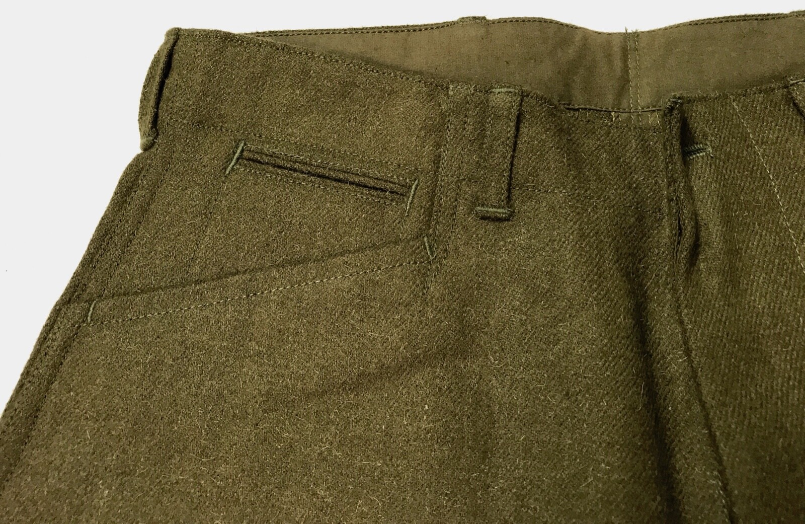 WWI US M1917 WOOL COMBAT FIELD BREECHES TROUSERS- SIZE 3XLARGE 42 WAIST