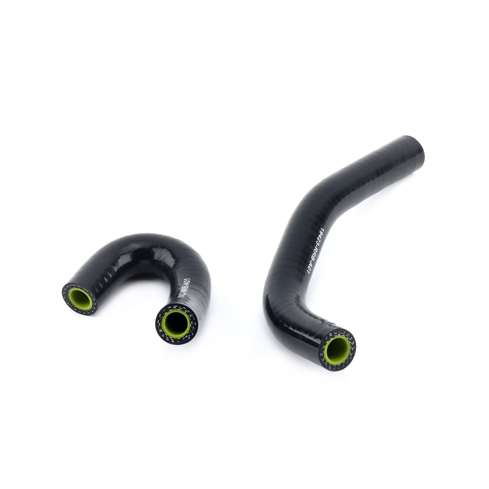 Hybrid Racing Silicone Oil Cooler Hoses Black for 06-11 Honda Civic Si & K20Z3