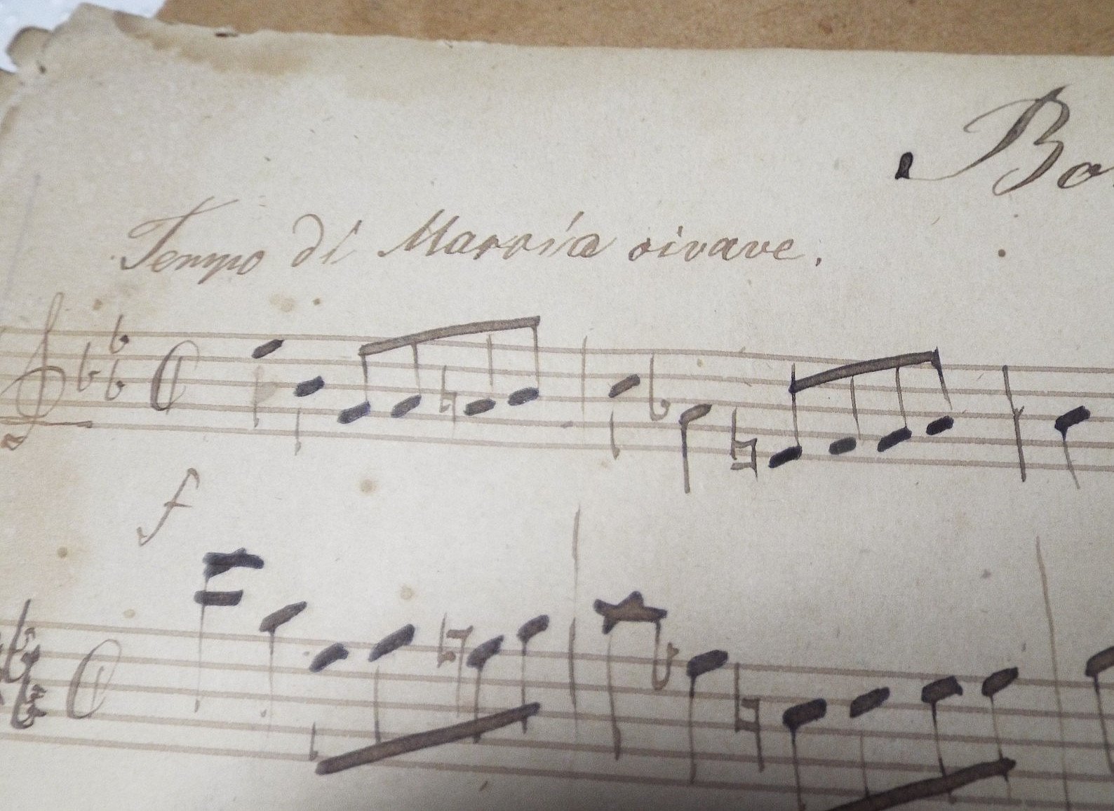 ANTIQUE 1800s HANDWRITTEN SHEET MUSIC WITH SIGNATURES GERMAN COMPOSERS READ!!!!