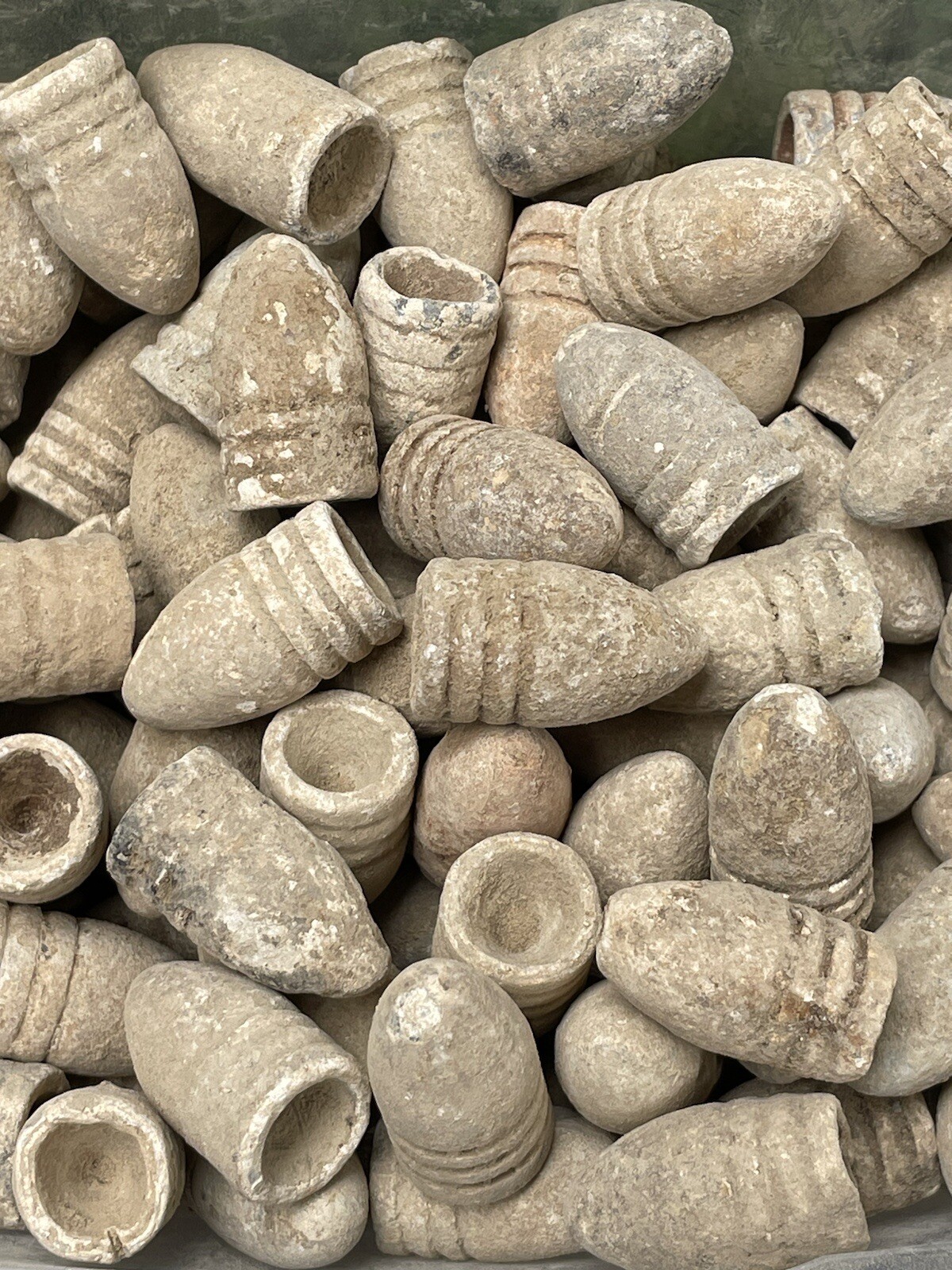 Old Rare Vintage Antique Civil War Relic Miniball Appomattox Virginia with Soil