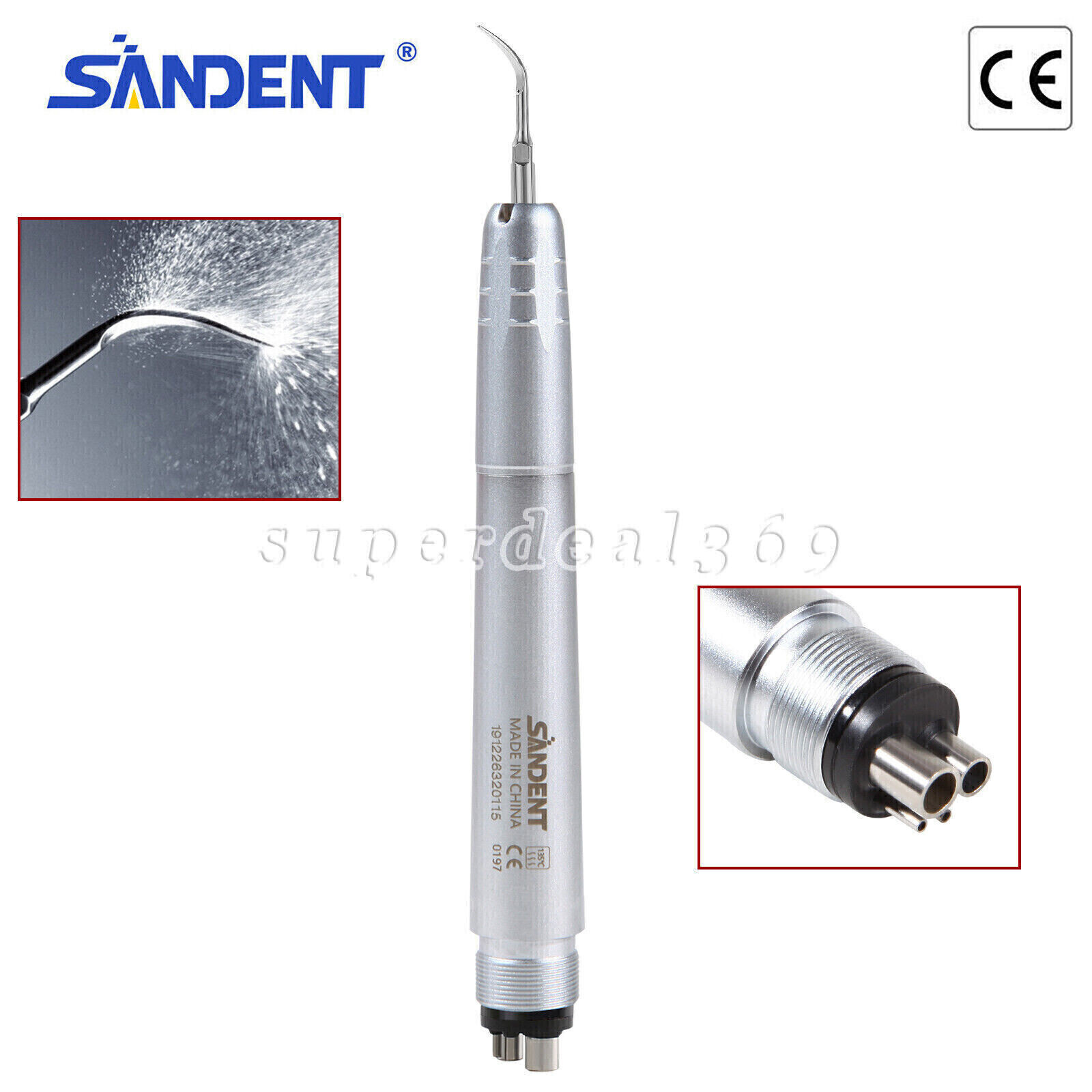 Dental Ultrasonic Air Perio Scaler Handpiece Hygienist Cavitron 2 Hole / 4 Hole