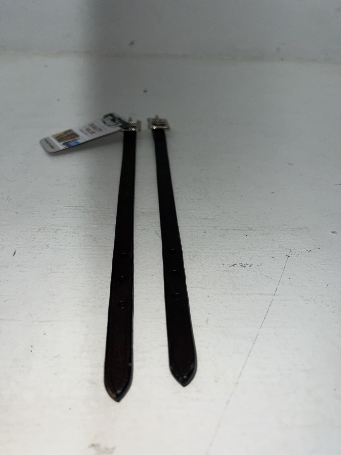 New Tough 1 Dark Oil Leather Straight Stirrup Hobble Strap #56-1132 FF-24