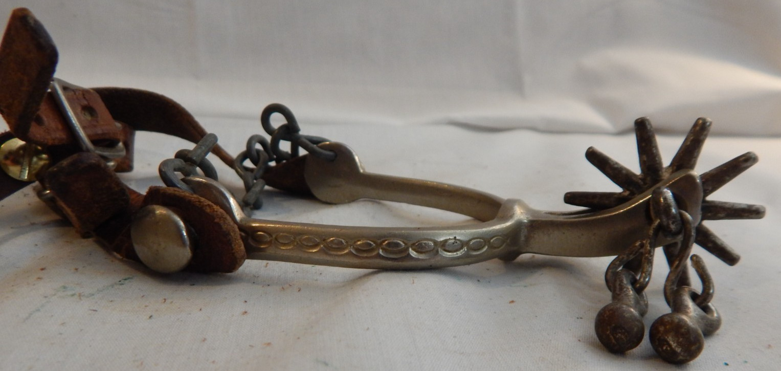 Jingle Western Cowboy Spurs - J.Q.M.D. 1941 JB Strap - 137