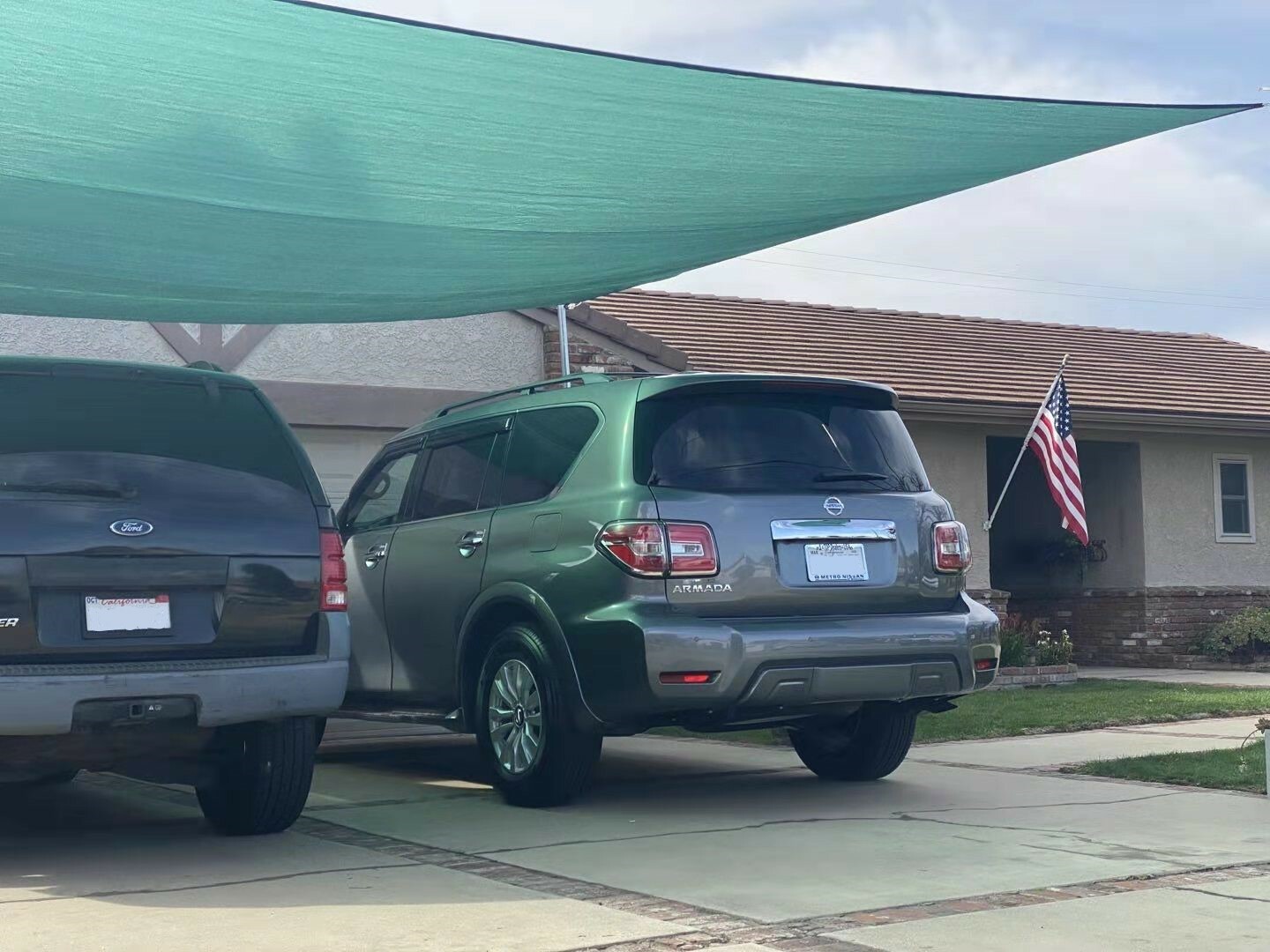 Green Curved Rectangular Sun Shade Sail UV Blocking Outdoor Canopy Awning Patio