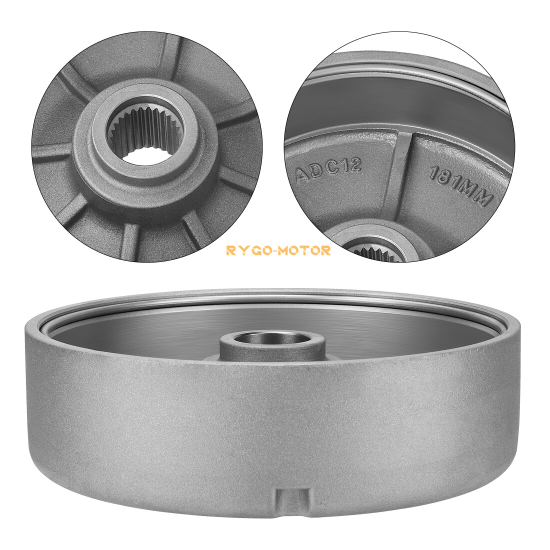 Rear Brake Drum & Cover w/Brake Shoes for Honda Foreman 500 TRX500 4x4 2005-2013