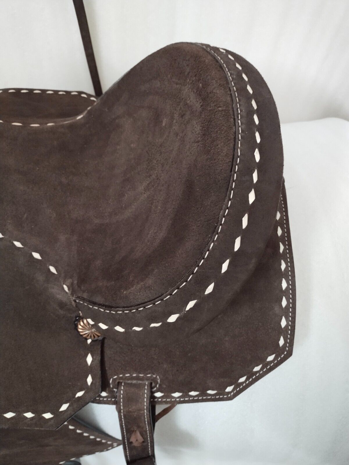 Best Quality Western Leather Barrel Rough Out Saddle With Free Tack Set All Size