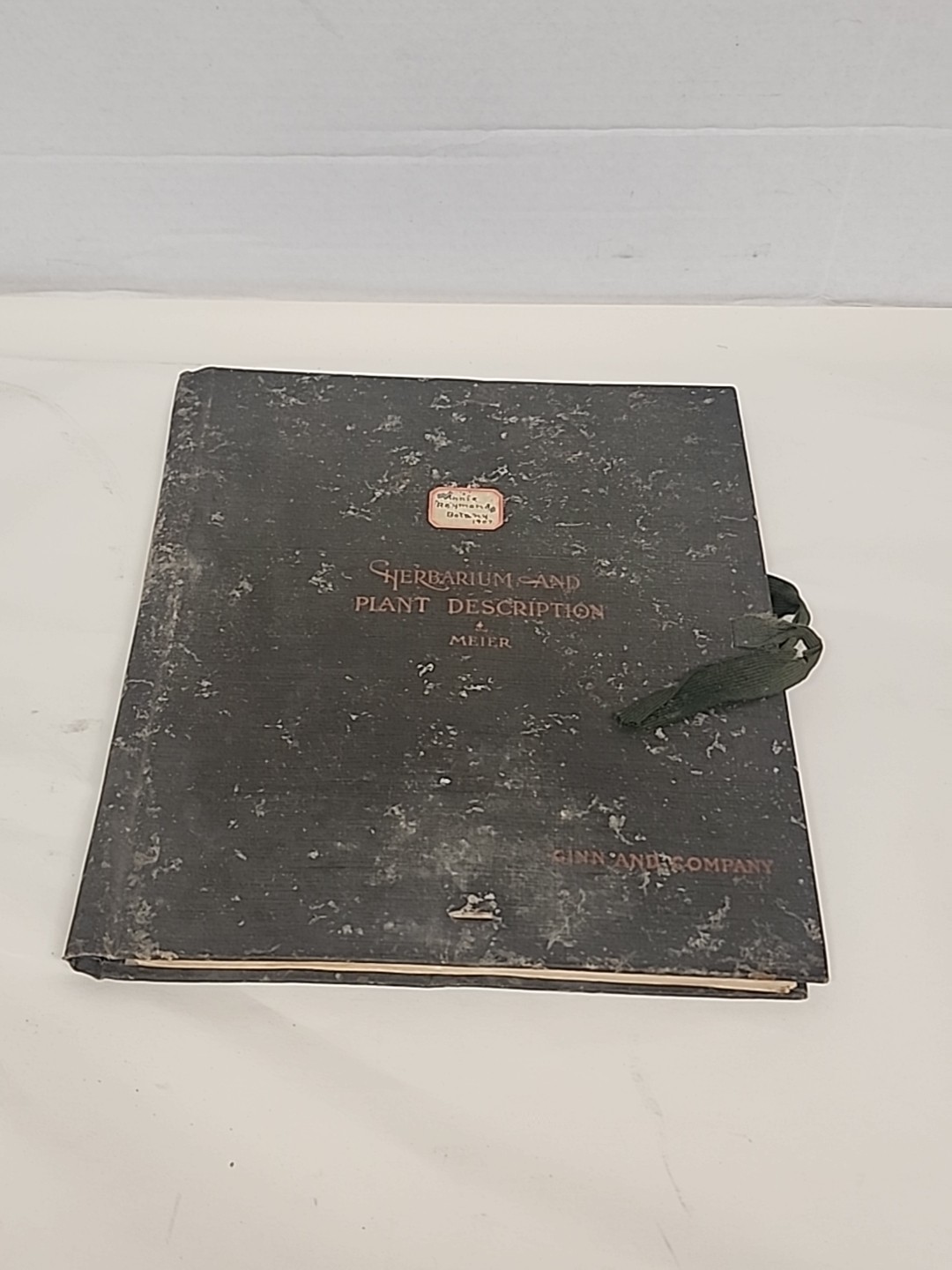 Antique HERBARIUM AND PLANT DESCRIPTIONS Meier Ginn And Company Complete 1907
