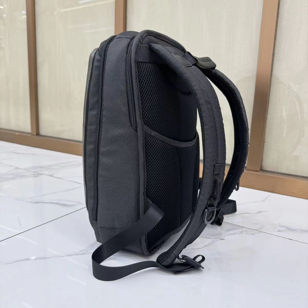 TUMI ALPHA 3 Black Gray Slim Backpack Business Nylon Bag NEW 2603581