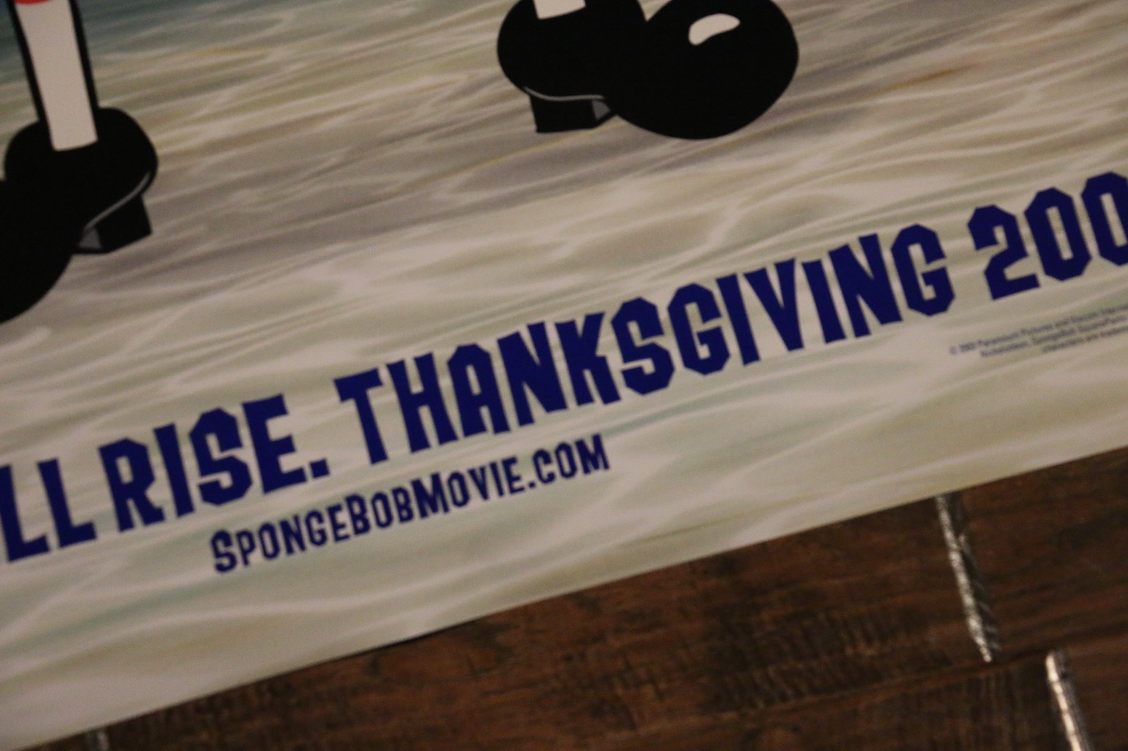 VINTAGE 2003 SpongeBob SquarePants Movie Original Poster 27x40 Rolled DS