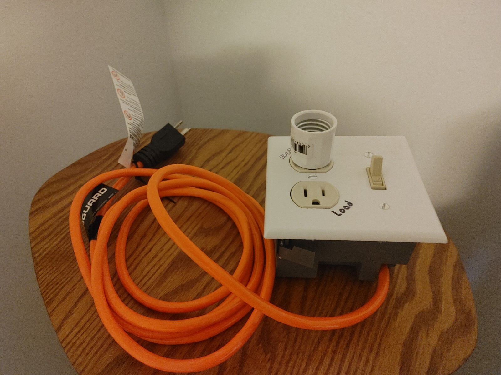 Dim Bulb Tester w/ 100W Bulb & Voltmeter Current Limiter for Amplifiers Stereos