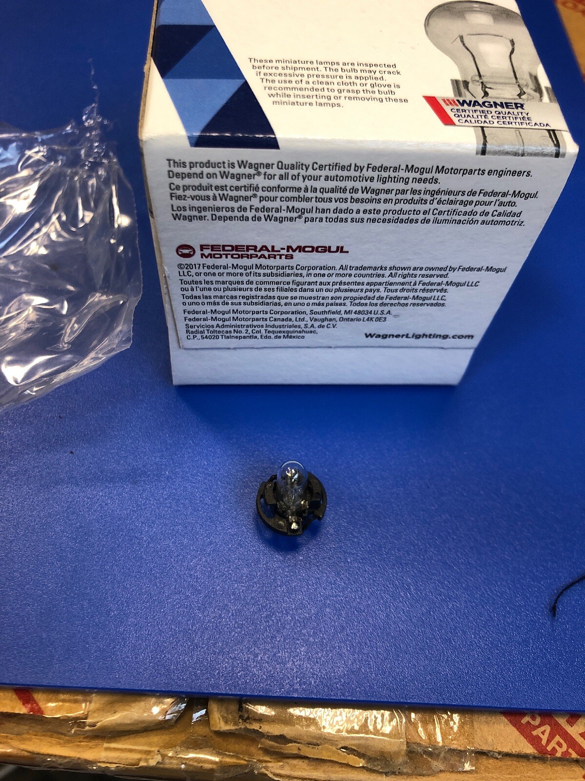 Instrument Panel Light Bulb Wagner Lighting PC74