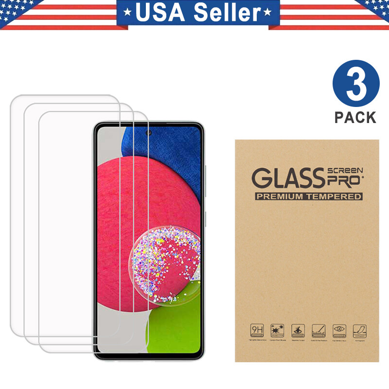 3PCS Tempered Glass Screen Protector For Samsung Galaxy A05s A15 A24 A25 A35 A55