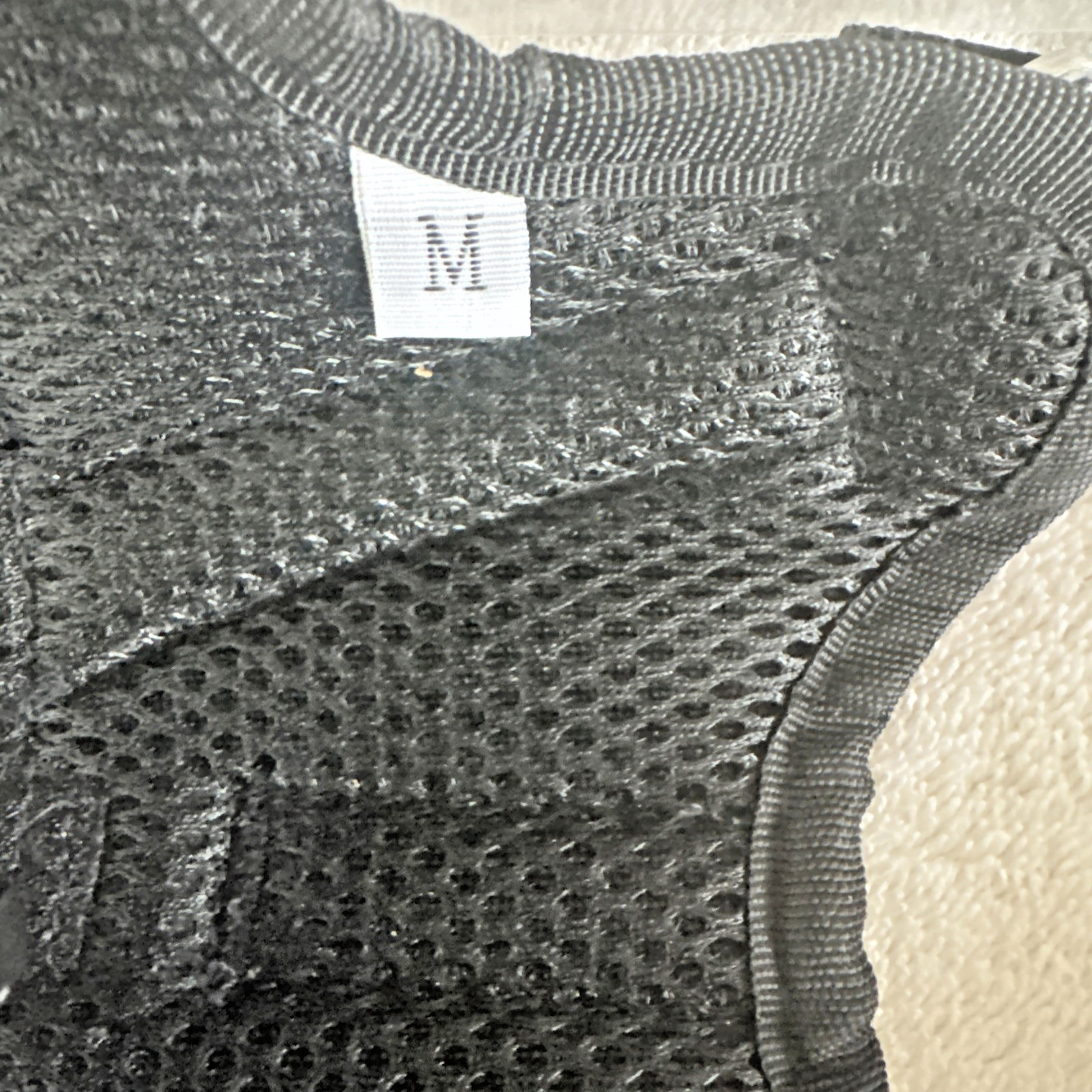 Heavy-Duty Service Dog Harness In Training Adjustable M Black Removeable Patches