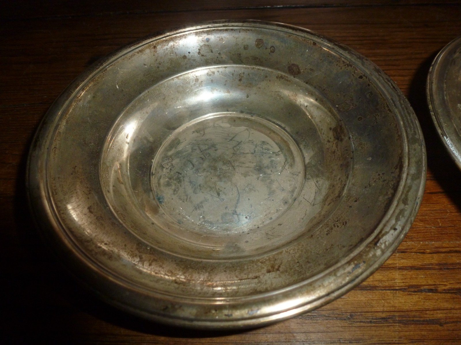 Two Antique Sterling International Vintage Bowls 6.5" 80 Grams Each