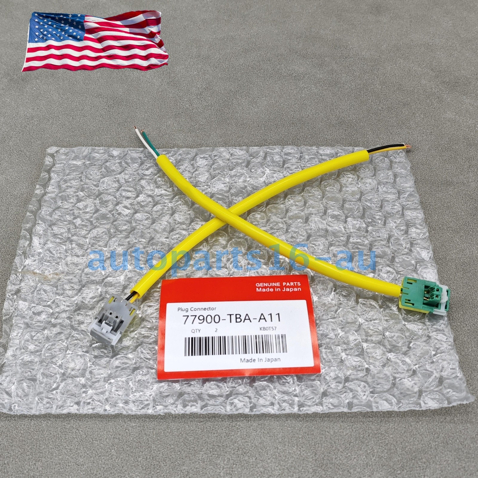 OEM 2× Driver AB Clock Spring Plug Connector For Honda Civic 16-19 77900TBAA11