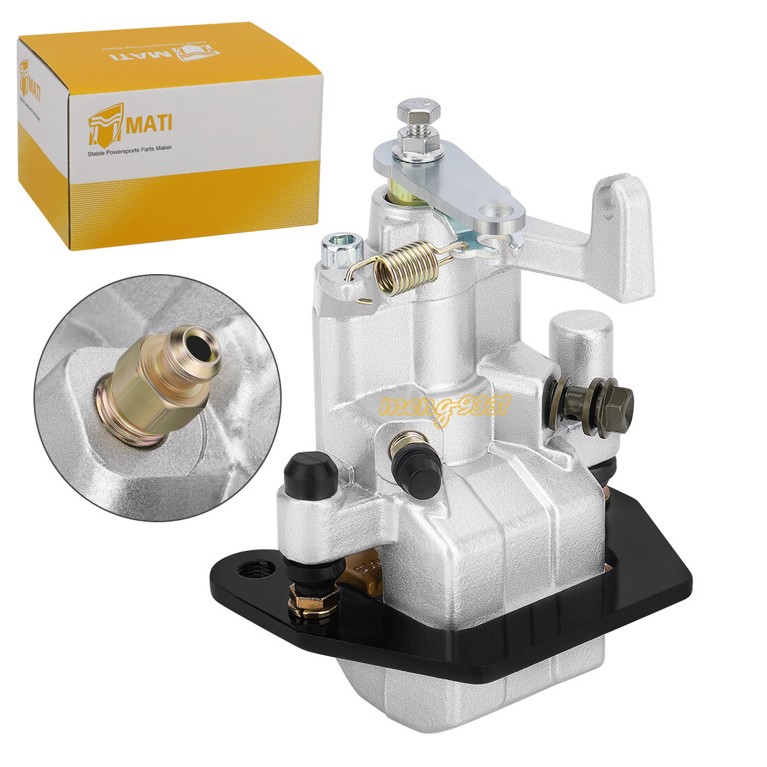 Rear Brake Caliper w/Pads for Yamaha Rhino 450 YXR450 660 YXR660 4x4 2004-2009