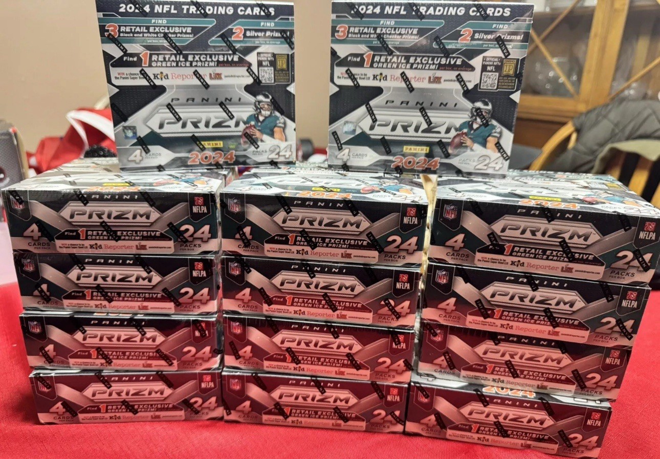 2024 PANINI PRIZM FOOTBALL HOBBY RETAIL BOX SEALED 🏈CHECKERBOARD