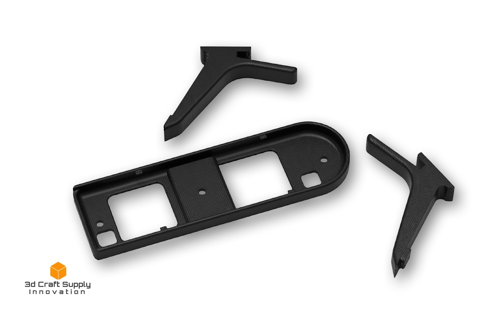 Universal head unit holder, wall mount for Yaesu FT-857 Radio, under-dash mount