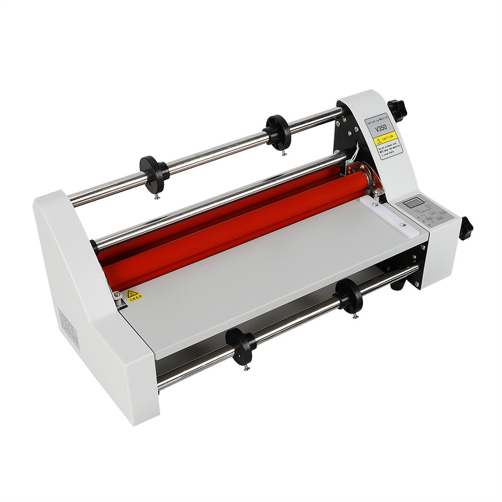 13" Hot Cold Roll Laminator Laminating Machine+Single&Doubel Sides Laminating US