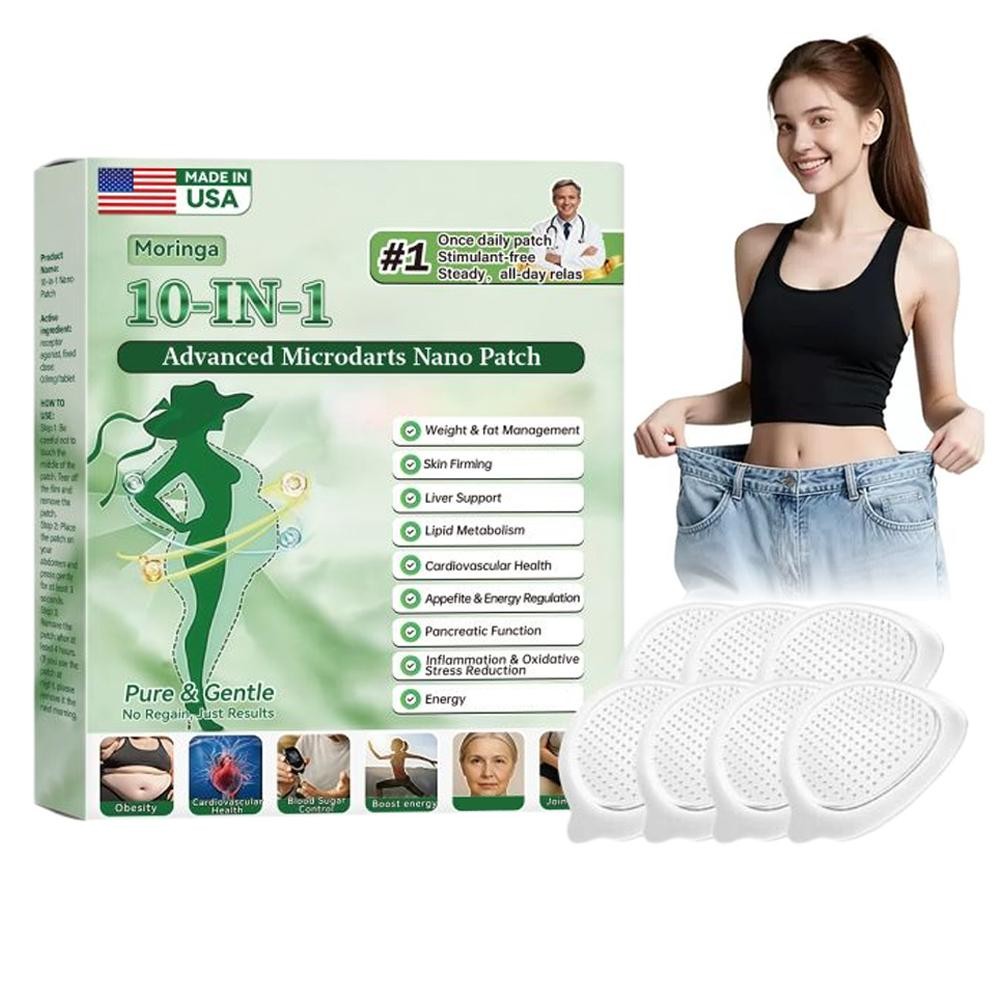 6 BOX Moringa Berberine - 10 in 1 Advanced Metabolic Nano Microneedle -Patches