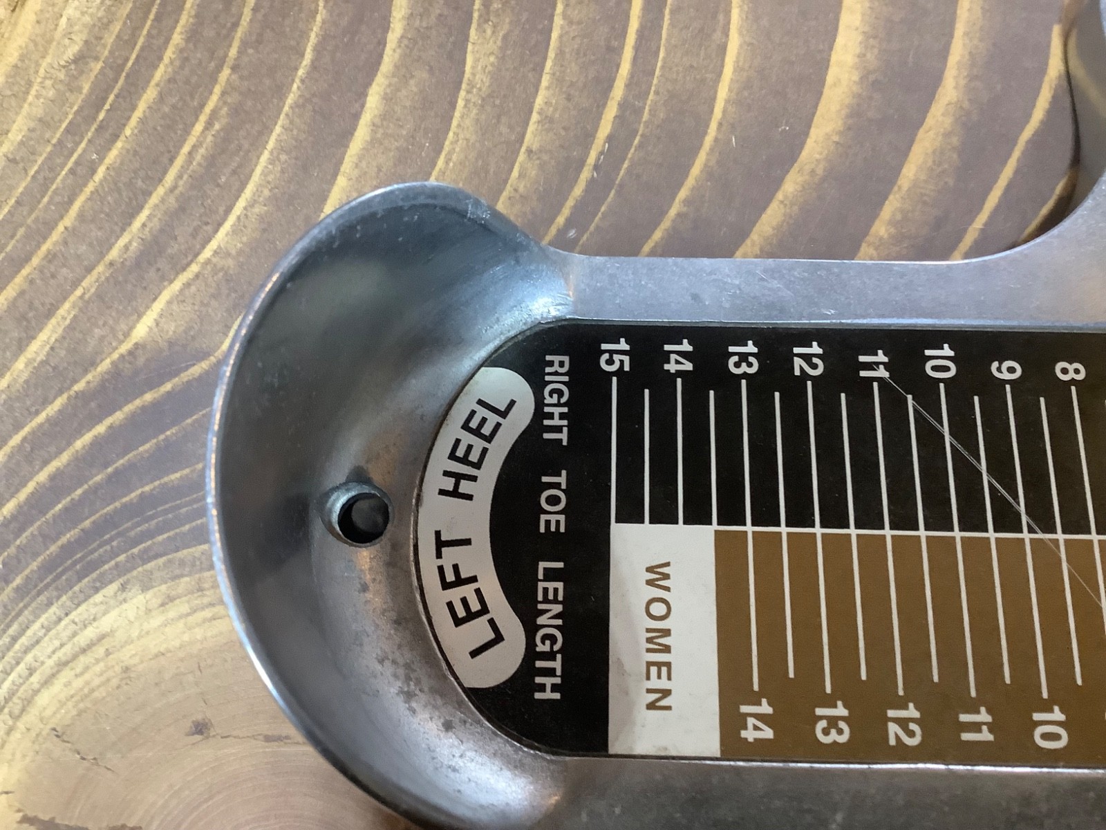 Vtg Genuine Brannock Device Women's Shoe Sizer Width Arch Foot Measurement Tool