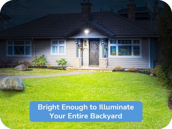 EDISHINE 2-Pack 73W LED Flood Light, Super Bright 10000LM 5000K Outdoor Security
