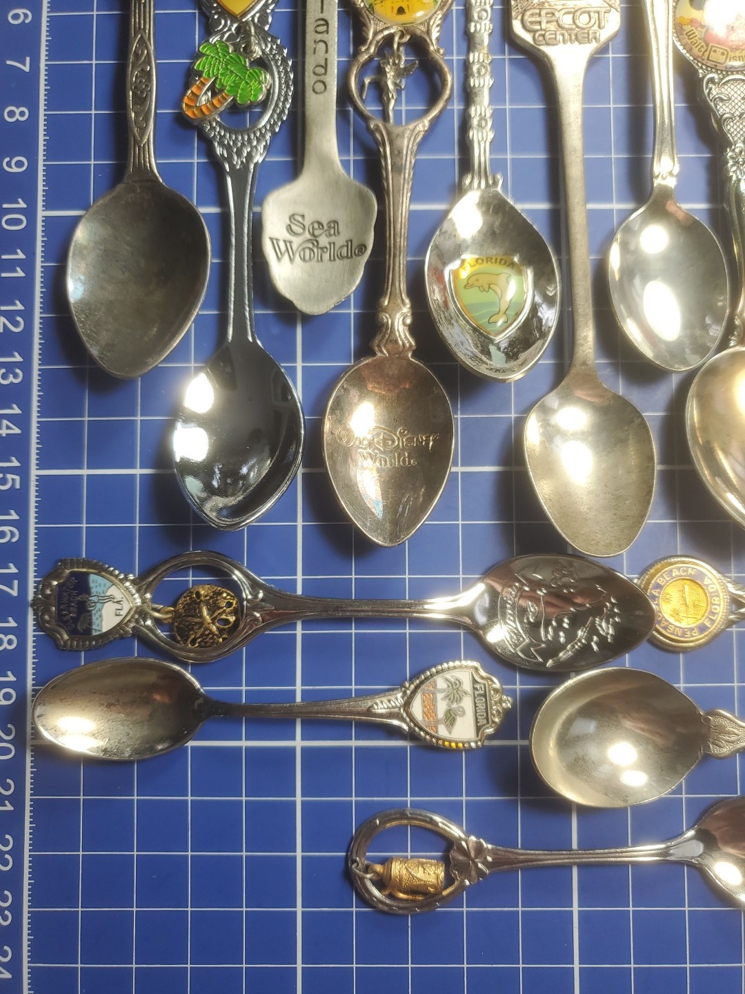 Vintage Souvenir Spoons Lot - Florida Theme