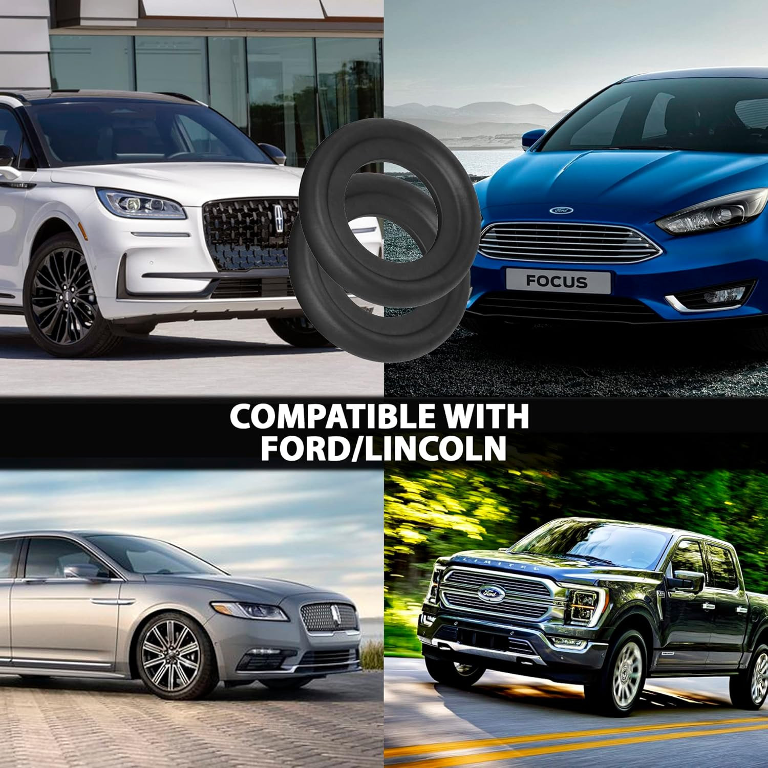 15Pcs Oil Drain Plug Crush Rubber Washer Gasket Seal – 14Mm Replacement for Ford