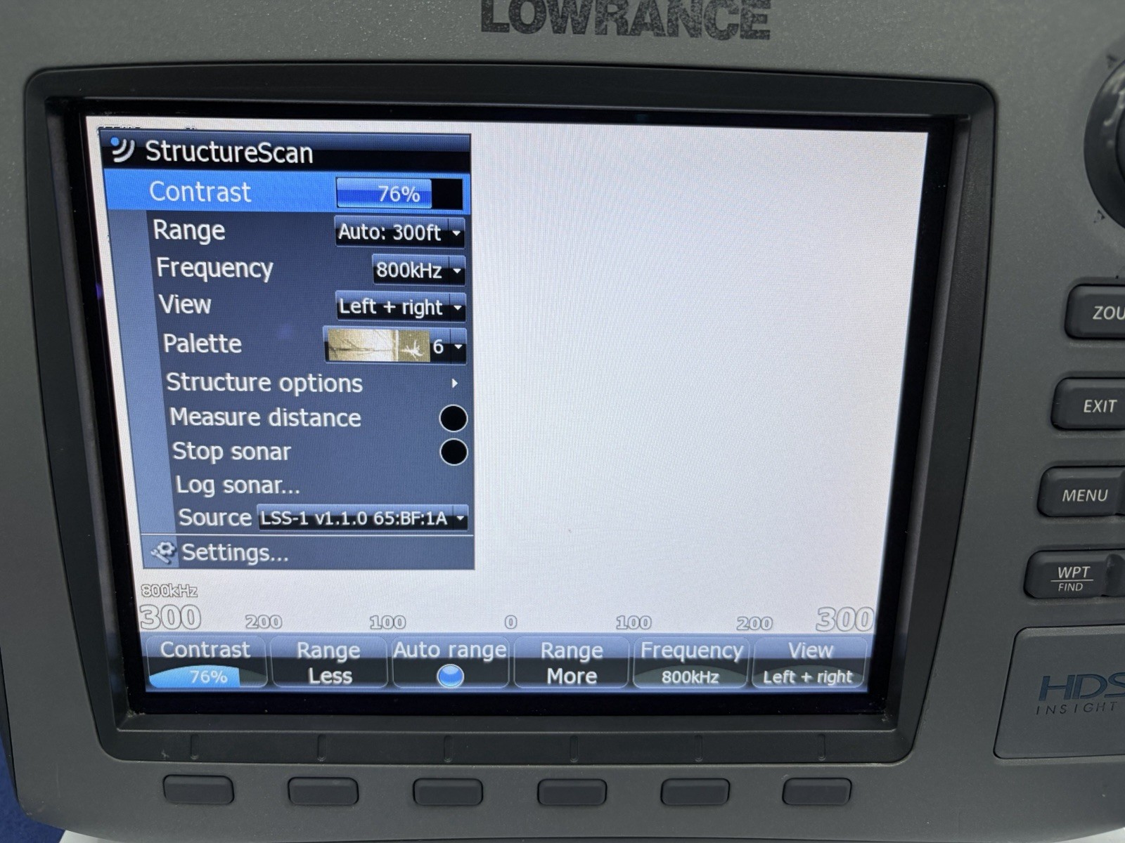Lowrance HDS 8 Gen 1 Insight USA GPS Chartplotter Fish Finder Display W/ Mount