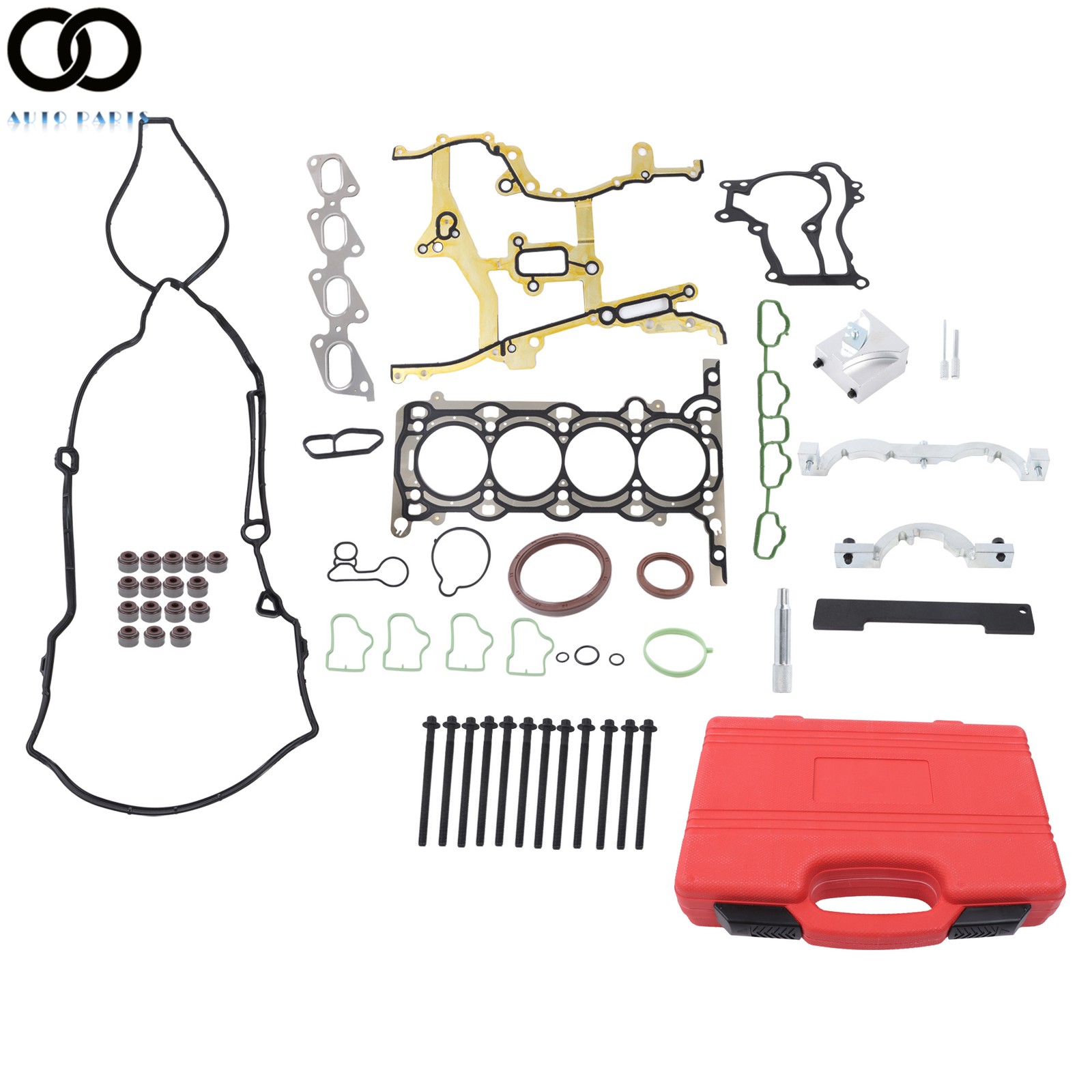 Cylinder Head Gasket Bolts Set & Timing Tool Kit For Chevy Buick 1.4L Turbo DOHC