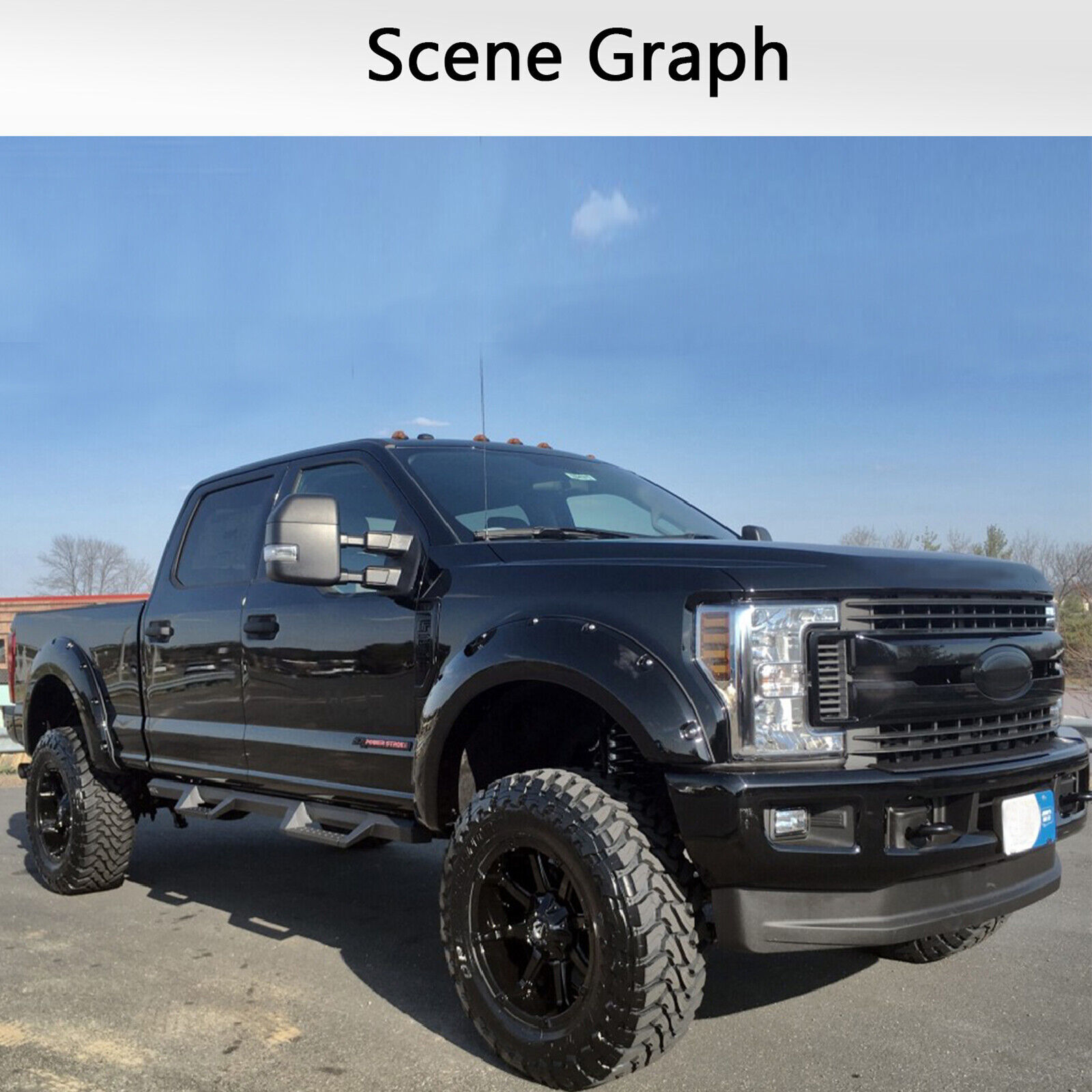 Towing Mirror Power Heated For 2017-2020 Ford F-250 F-350 Super Duty Driver Side