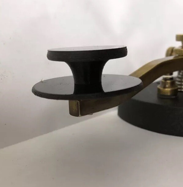 Morse code Navy Style Knob