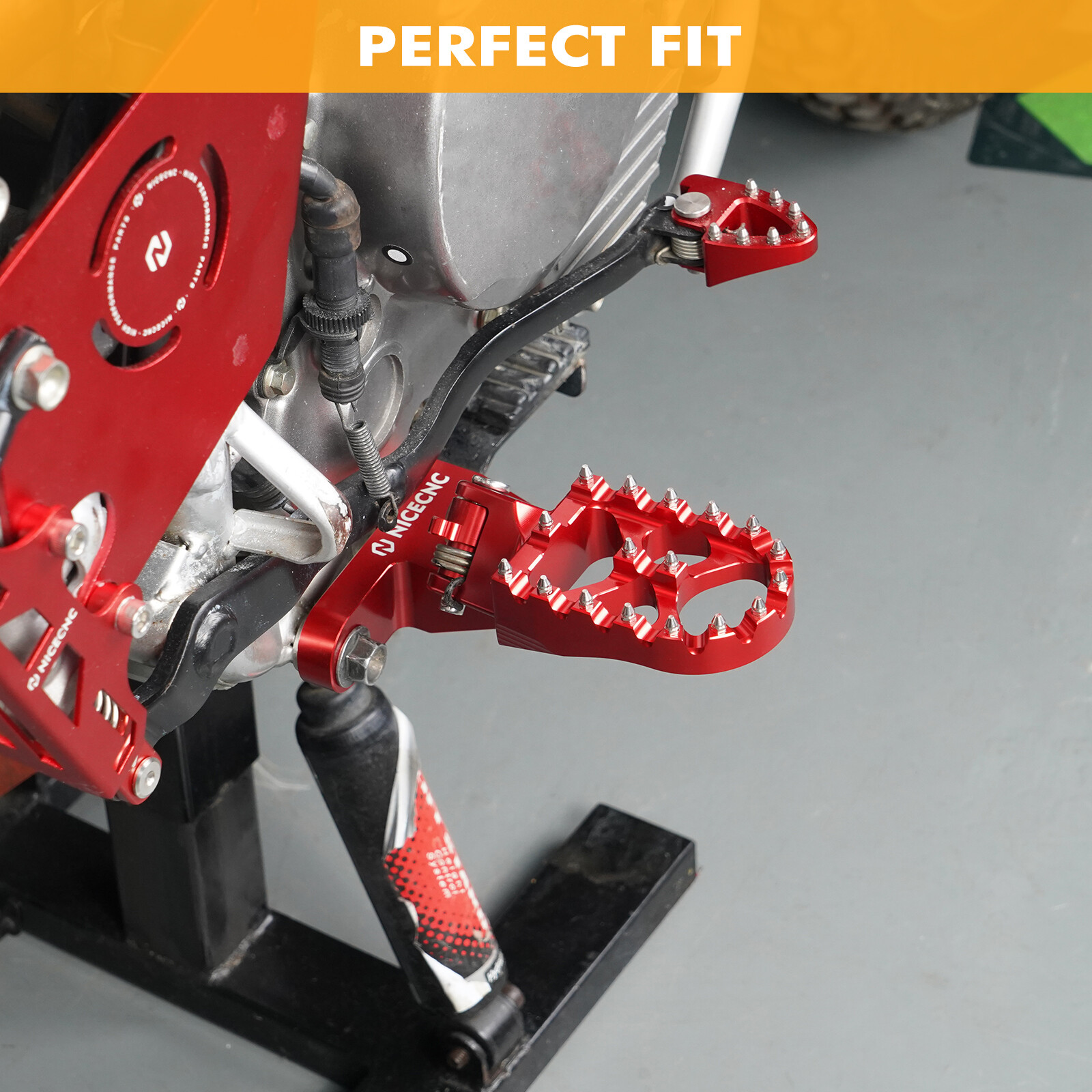 NiceCNC Billet Fairings Body Kit Chain Cover Foot Peg For Honda XR650L 1993-2024