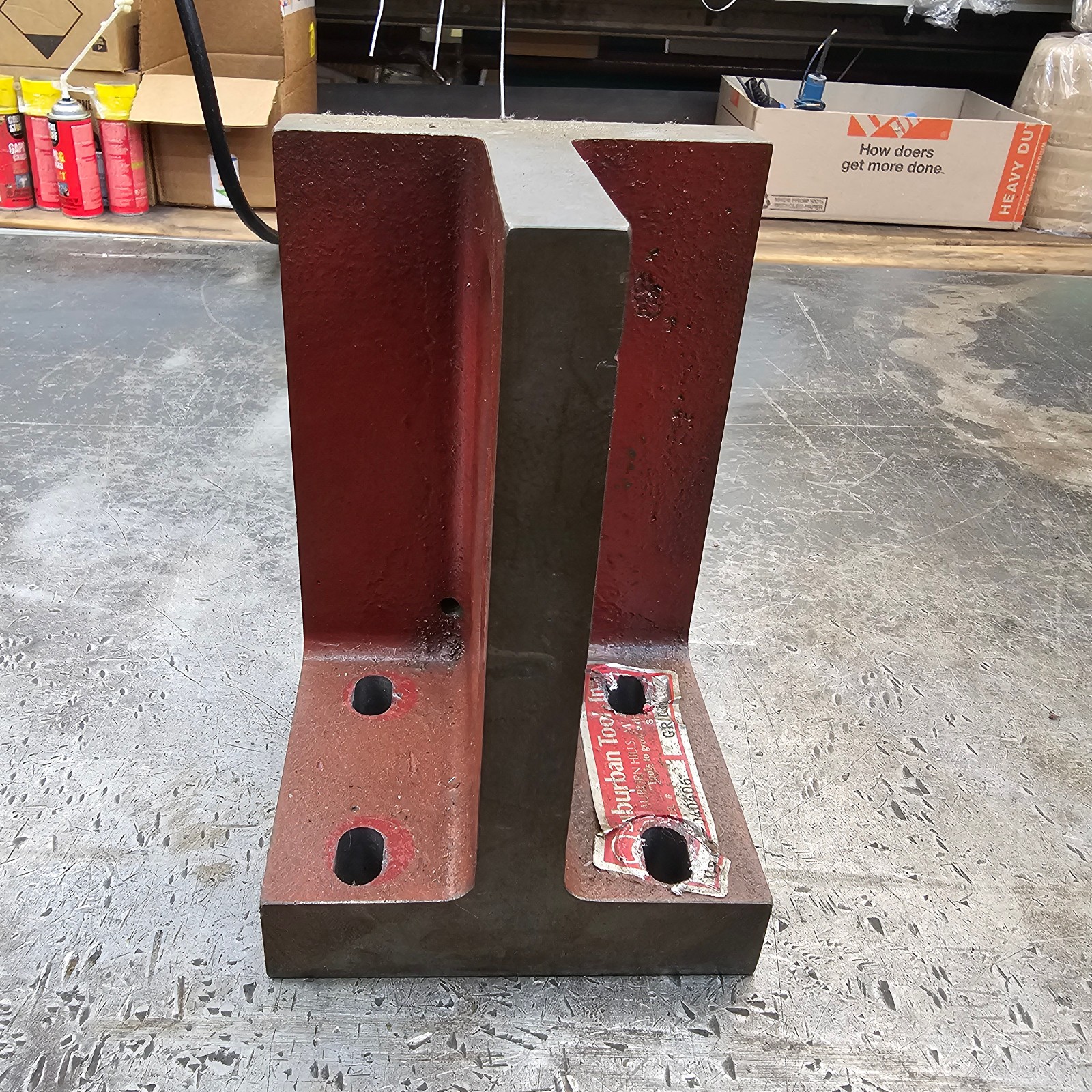 Suburban Tools 4x4x6" Precision Ground Finish Angle Iron Plate URA 040406 #1